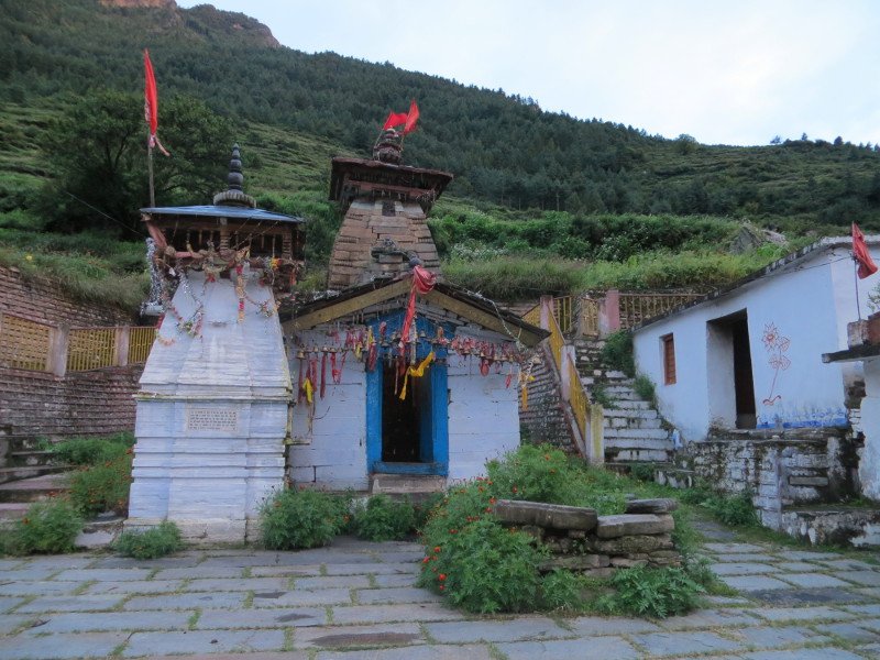 [Photograph: Nanda Devi Temple, Lata]