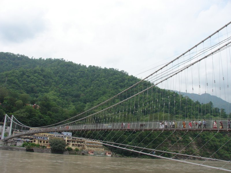 [Photograph: Ram Jhula, Rishikesh]